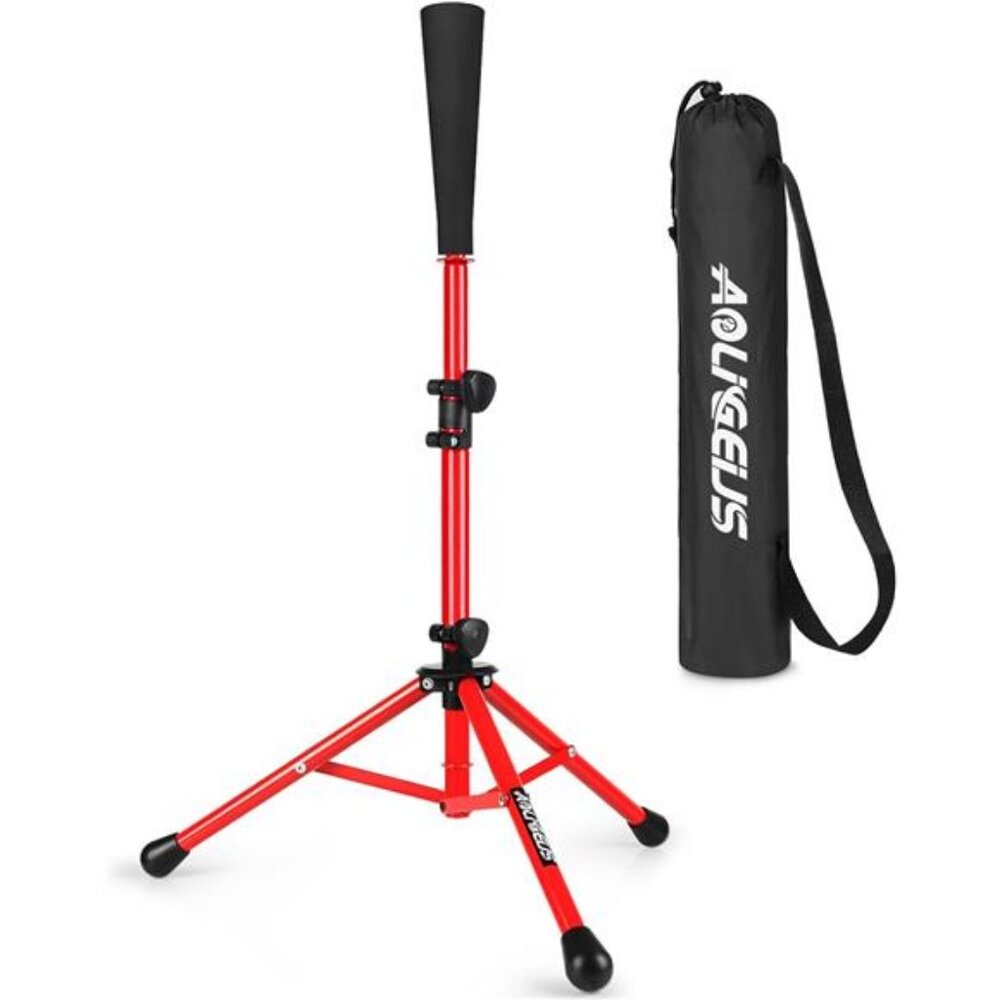 Baseball Tee Batting Tee Softball Tee Portable Travel Hitting Tee